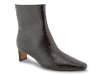 July Bootie Dark Red Synthetic view