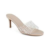 July Sandal Clear/Tan view