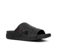 Freeway Slide Sandal - Men's Black Leather view