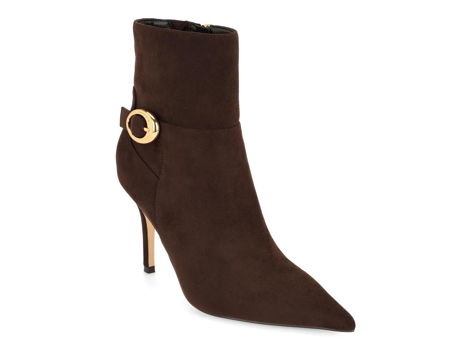Nine West Gretzy Bootie In Brown