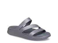 Getaway Strappy Glimmer Sandal - Women's Pewter view