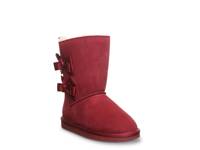 Zaria Bow Boot - Kids' Red view