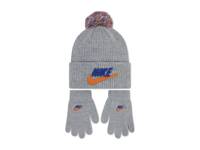 Gradient Kids' Beanie & Gloves Set Grey view