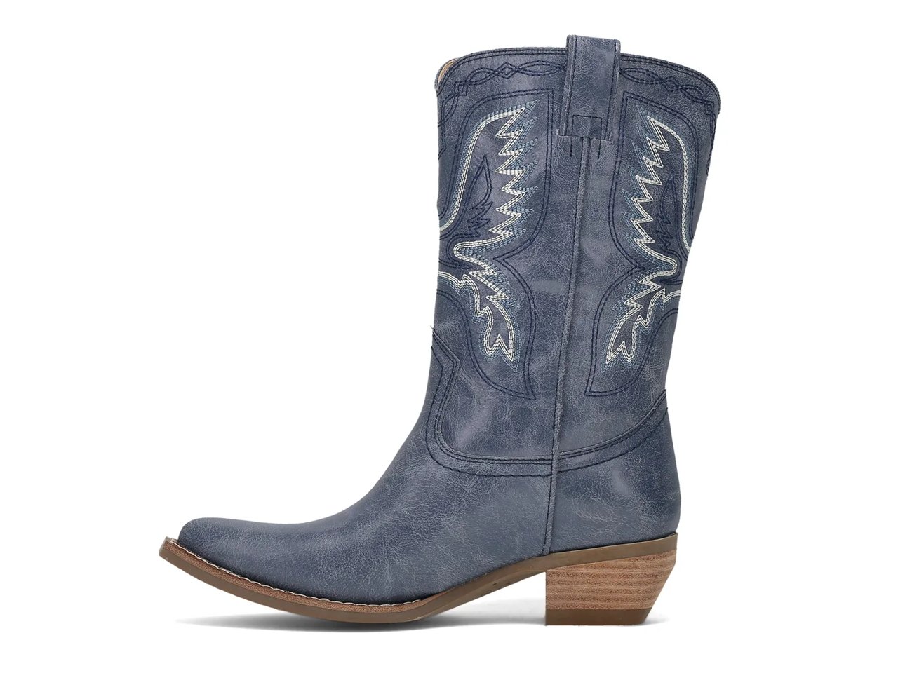 Irlene Short Deco Stitch Western Boot