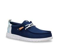 Wally Craft Linen Slip-On - Men's Navy/Multicolor view