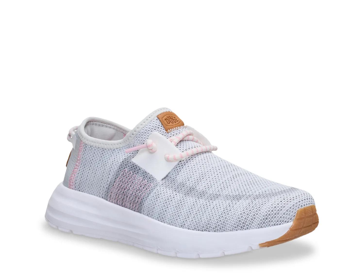 Hey Dude Sirocco Stretch Sneaker | Women's | White | Size 9 | Slip-Ons