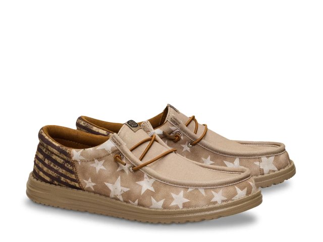 HEYDUDE Wally Funk Patriot Slip-On - Men's - Free Shipping | DSW