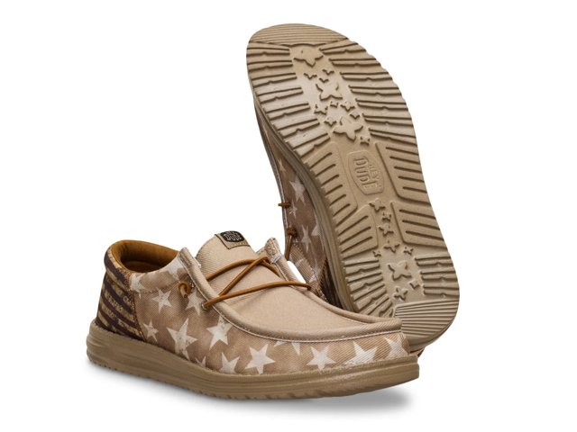 HEYDUDE Wally Funk Patriot Slip-On - Men's - Free Shipping | DSW