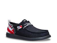 Wally Funk Slip-On - Men's Black/Red view