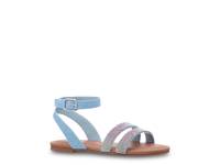 Cameena Sandal - Kids' Blue view