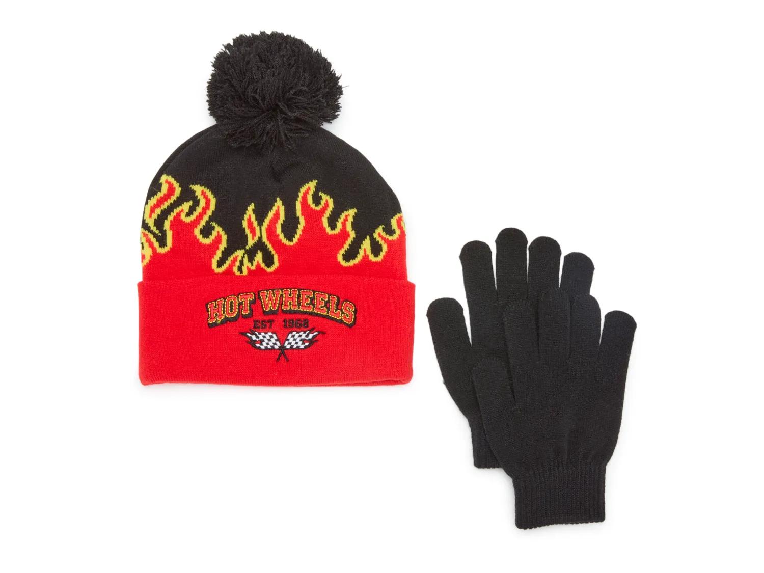 Spider-man Kids' Spiderman Hot Wheels Beanie & Gloves Set 2 Pack In Multi