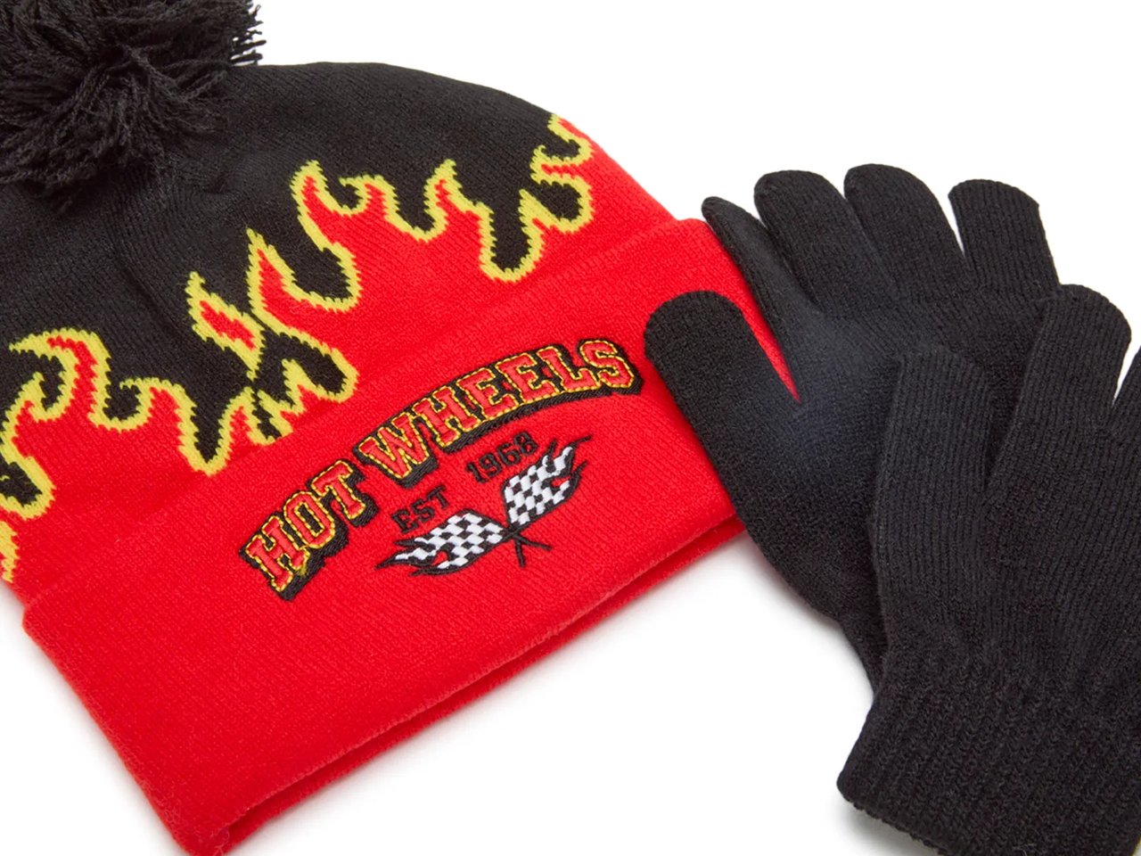 Hot Wheels Beanie & Gloves Set - 2 Pack