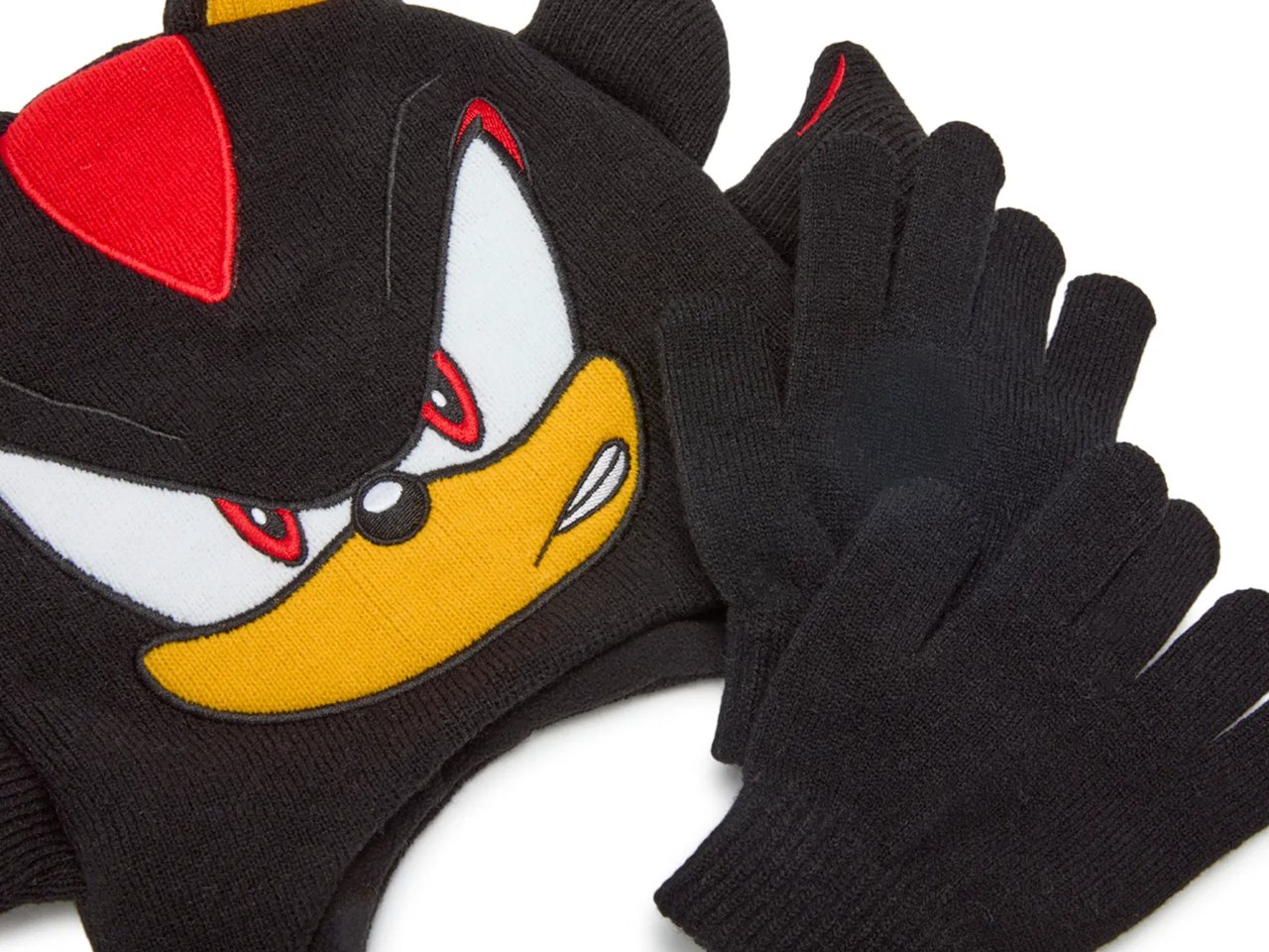 Shadow Ear Flap Beanie & Gloves Set - 2 Pack
