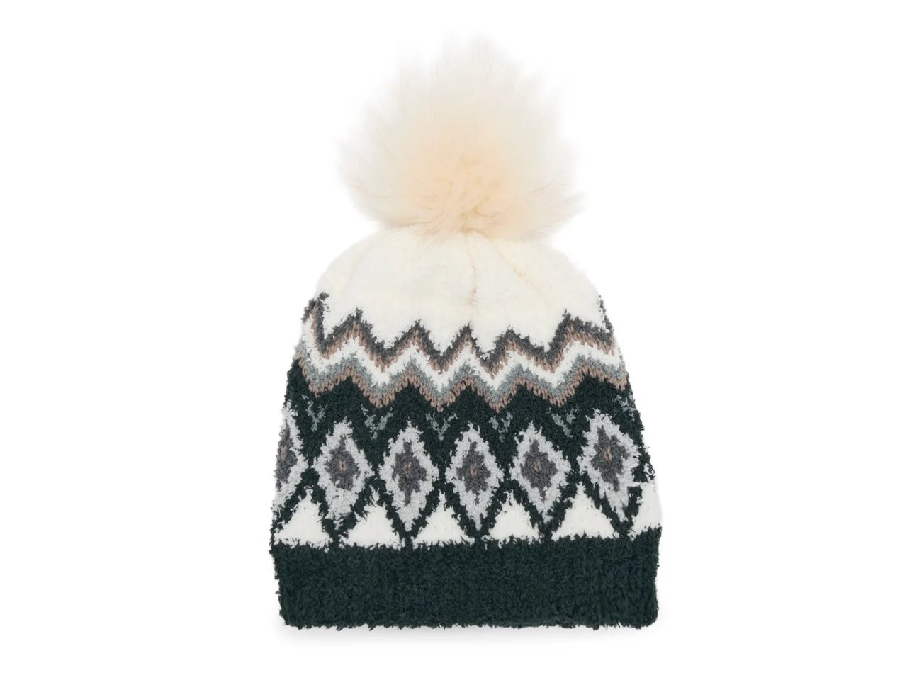Printed Pom Beanie