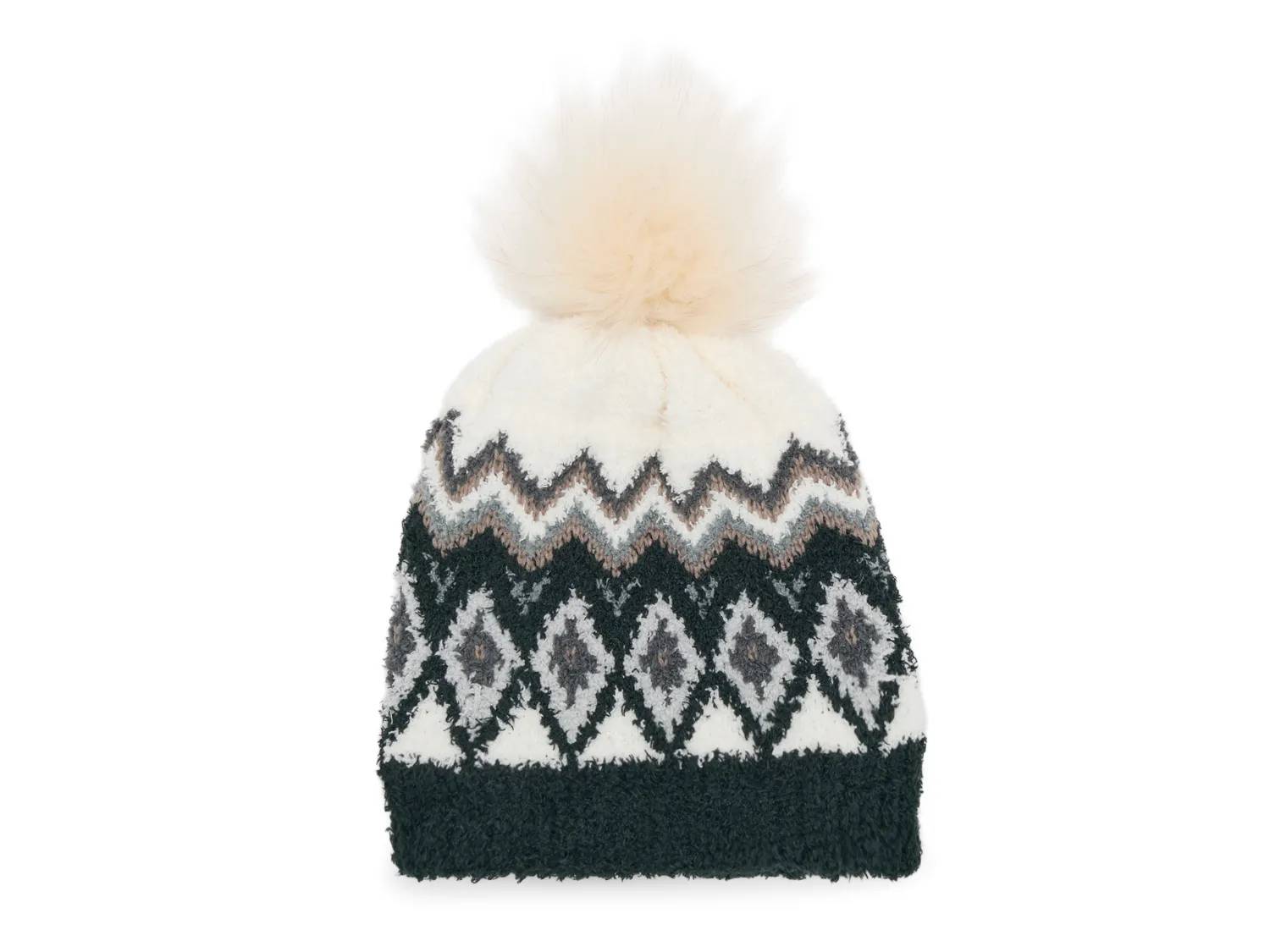 Printed Pom Beanie