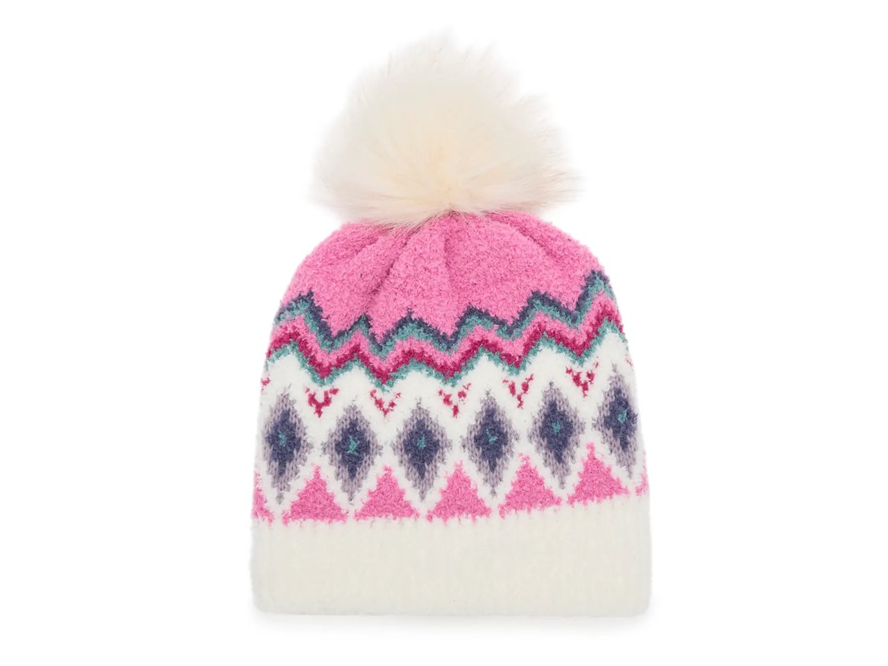 Printed Pom Beanie