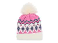 Printed Pom Beanie White/Pink view