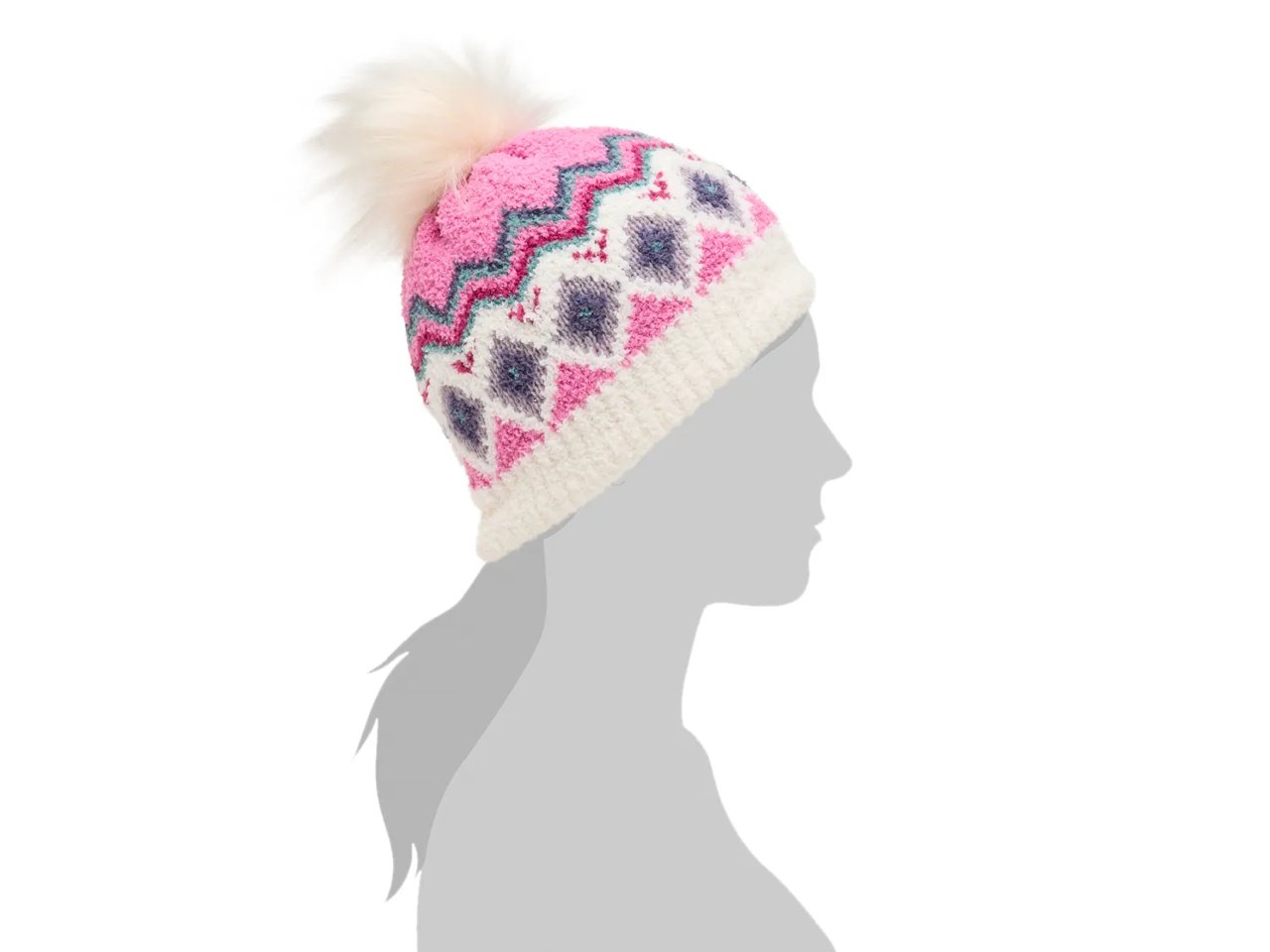 Printed Pom Beanie