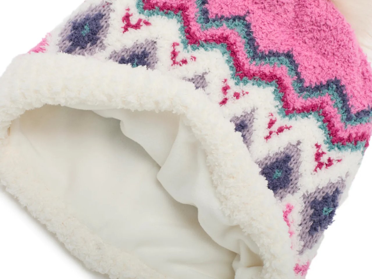 Printed Pom Beanie