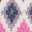 Printed Pom Beanie White/Pink view