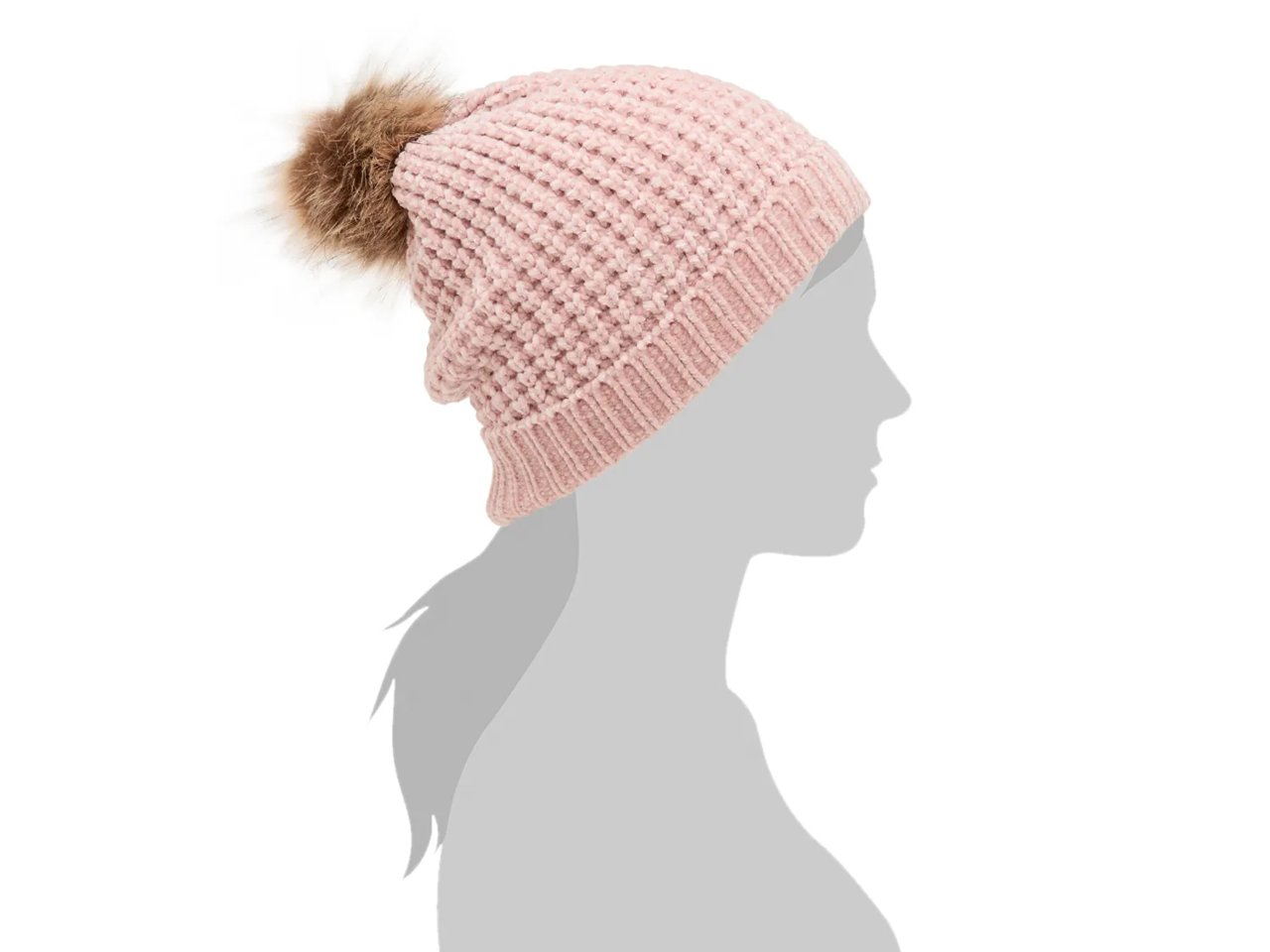 Chenille Pom Beanie