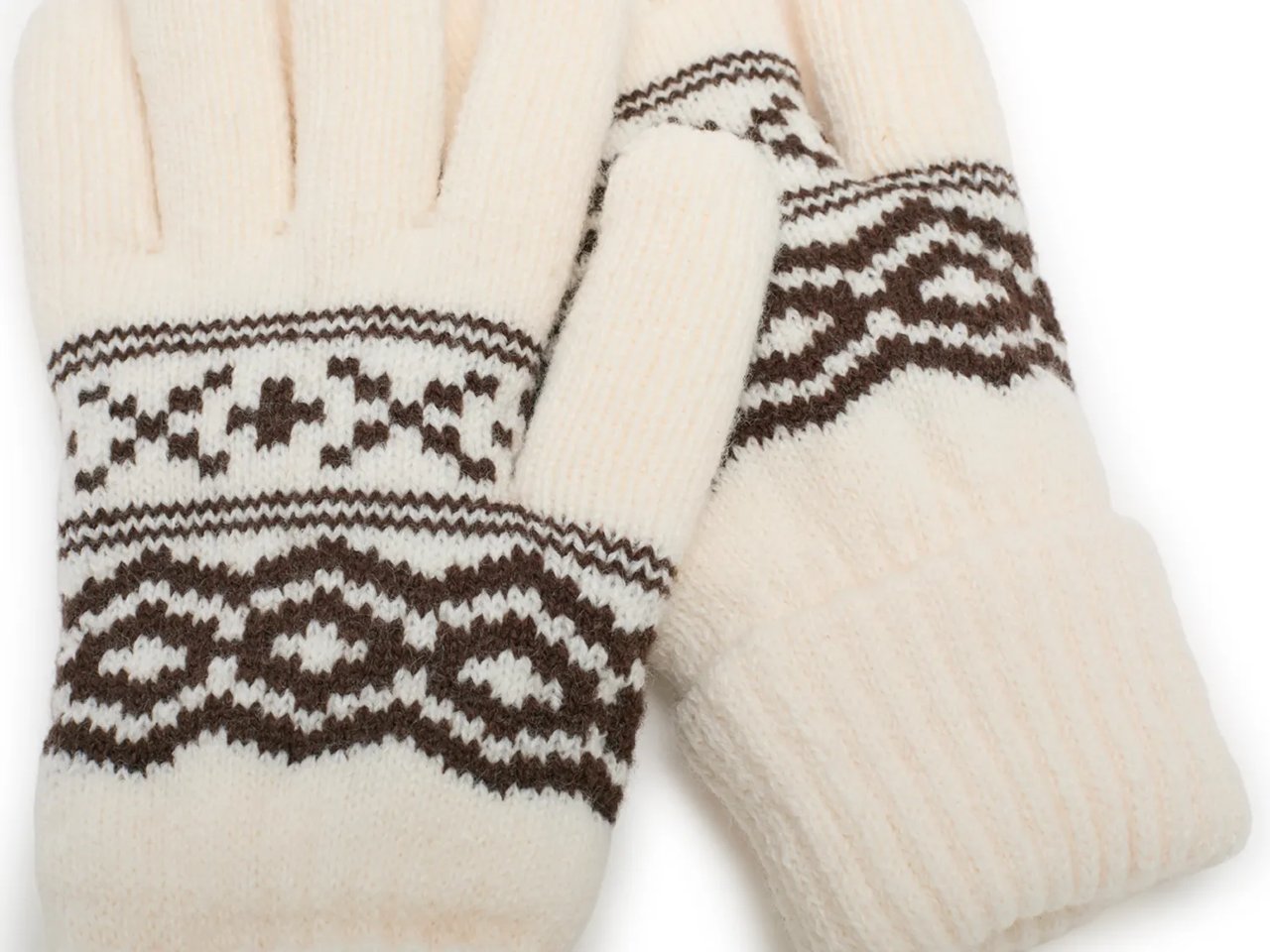 Geometric Print Gloves
