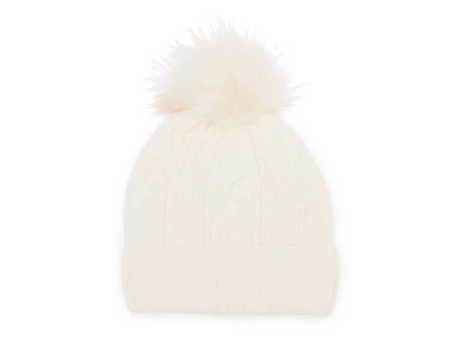 Cable Knit Pom Beanie