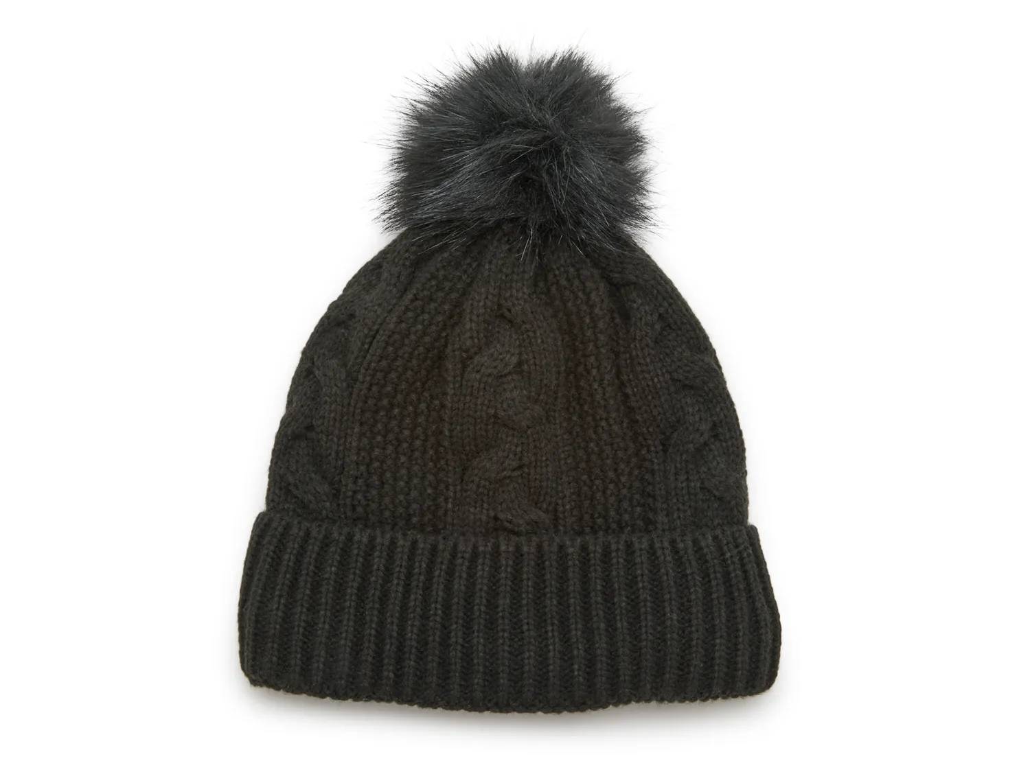Cable Knit Pom Beanie