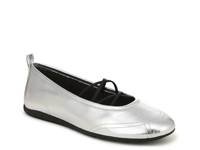Coralie Flat Silver Metallic view