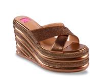 Carnival Wedge Sandal Bronze view