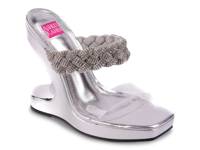 Melrose Wedge Sandal Silver Metallic view