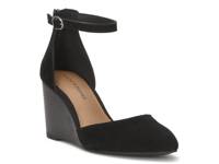 Nitika Wedge Sandal Black Suede view