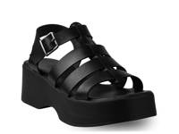 Anneliese Wedge Sandal Black view