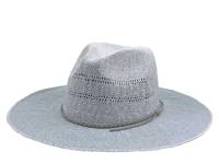 Straw Panama Hat Blue view