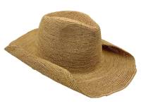 Raffia Cowboy Hat Natural Beige view