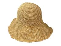 Straw Marled Bucket Hat Natural Beige view