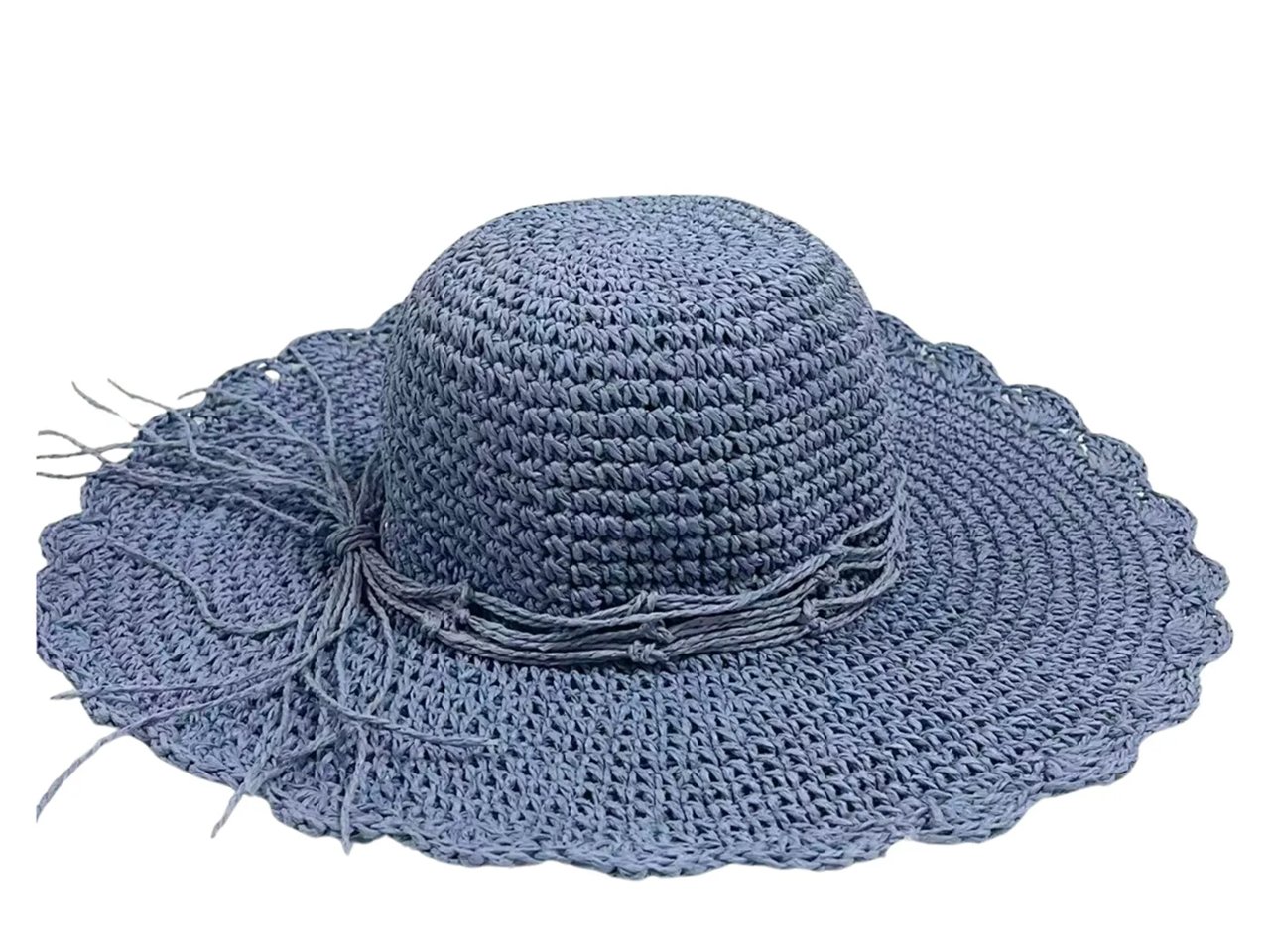 Wide Brim Straw Sun Hat