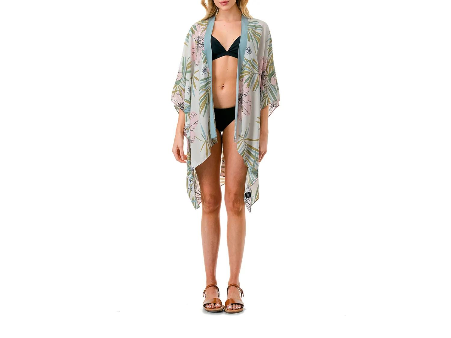 Marcus Adler Printed Kimono | Women's | Off White | Size One Size | Wraps