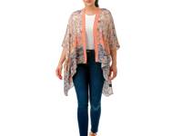 Printed Women's Kimono Light Pink view