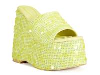 Betsey Platform Wedge Sandal Yellow view