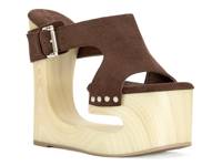 Elgedi Wedge Sandal Dark Brown view