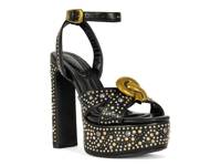 Yuma Platform Sandal Black view