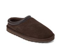 Genuine Suede Clog Slipper Men's Dark Brown view