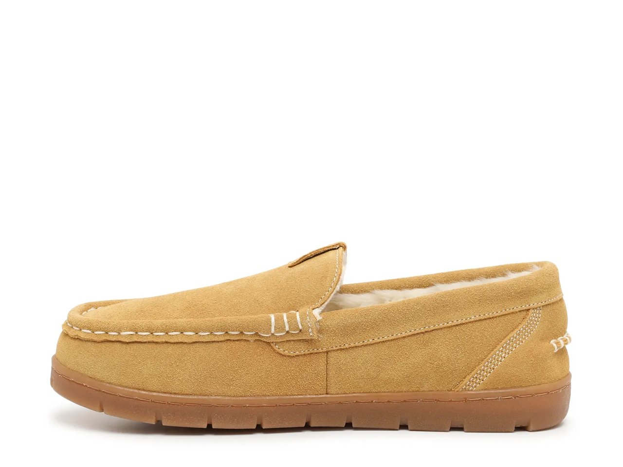 Genuine Suede Venetian Moc Slipper - Men's