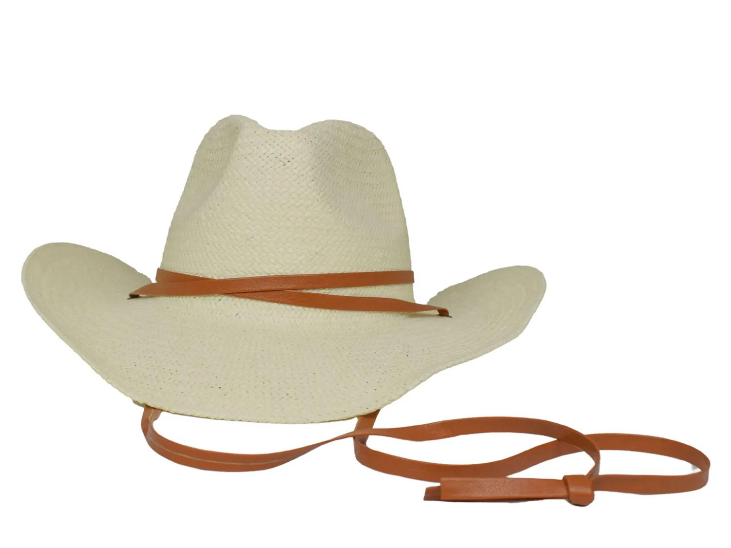 Marcus Adler Straw Cowboy Hat | Women's | White | Size One Size | Hats