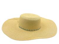 Straw Floppy Sun Hat Natural Beige view