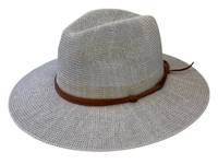 Packable Panama Hat Sky Blue view
