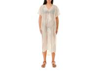 Sheer Embroidered Women's Swimsuit Cover-Up Ivory view