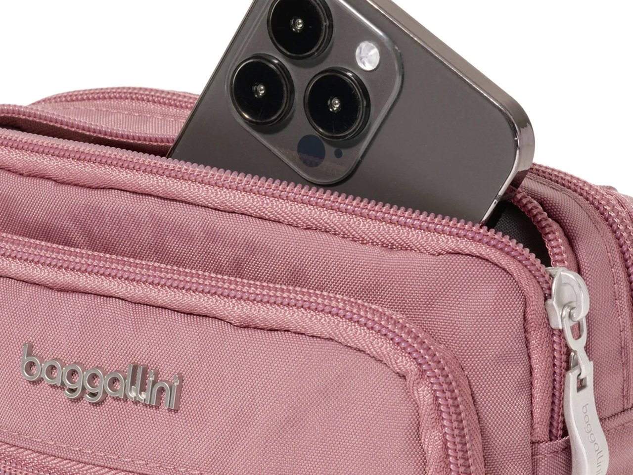 Triple Zip Crossbody