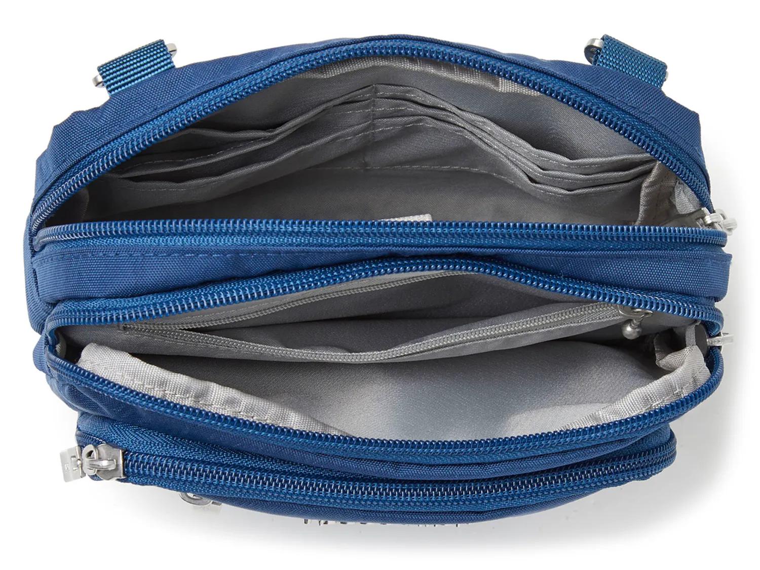Triple Zip Crossbody